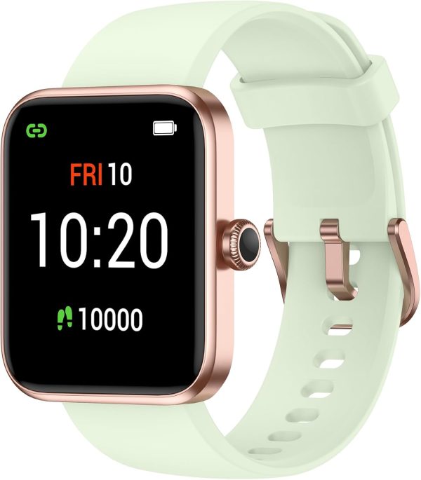 Smart Watch, Fitness Tracker with Heart Rate Monitor, Blood Oxygen, Sleep Tracking, 41mm Smartwatch Waterproof with Pedometer for Women Men Watch Compatible with   Phones
